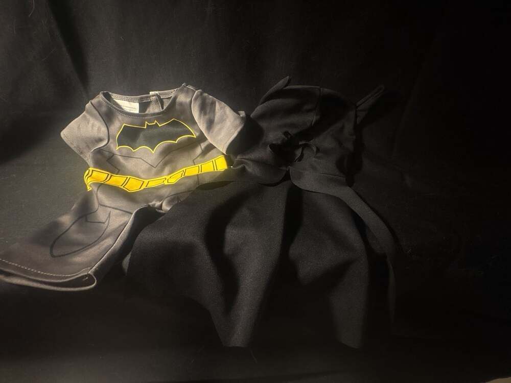Build-A-Bear Batman Costume Outfit with Cape and Mask